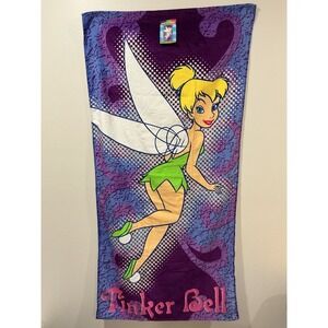 Vintage Disney Tinker Bell Peter‎ Pan Beach Bath Towel Brazil New With Tags